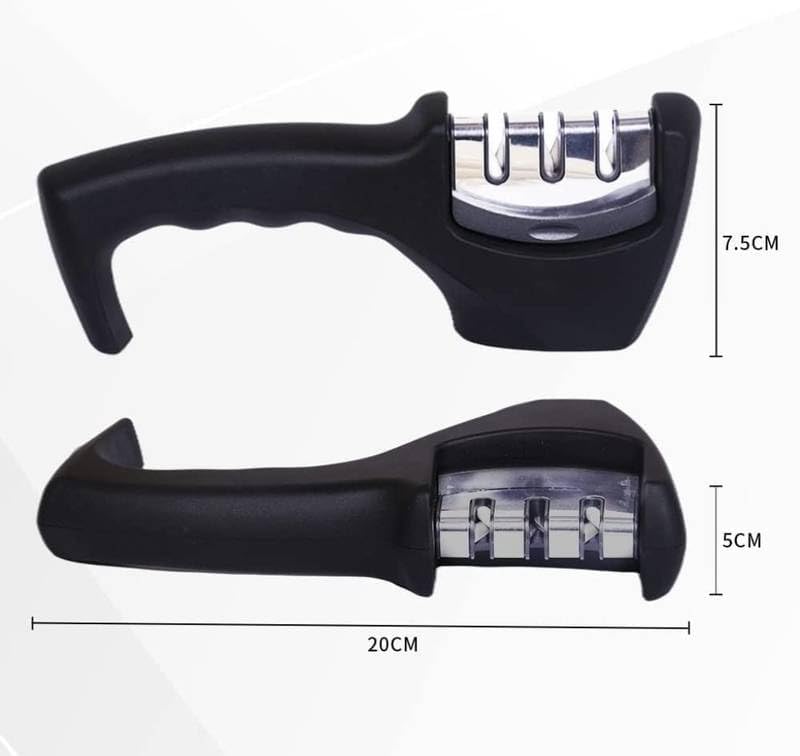 Stainless Steel 3-Stage Knife Sharpener