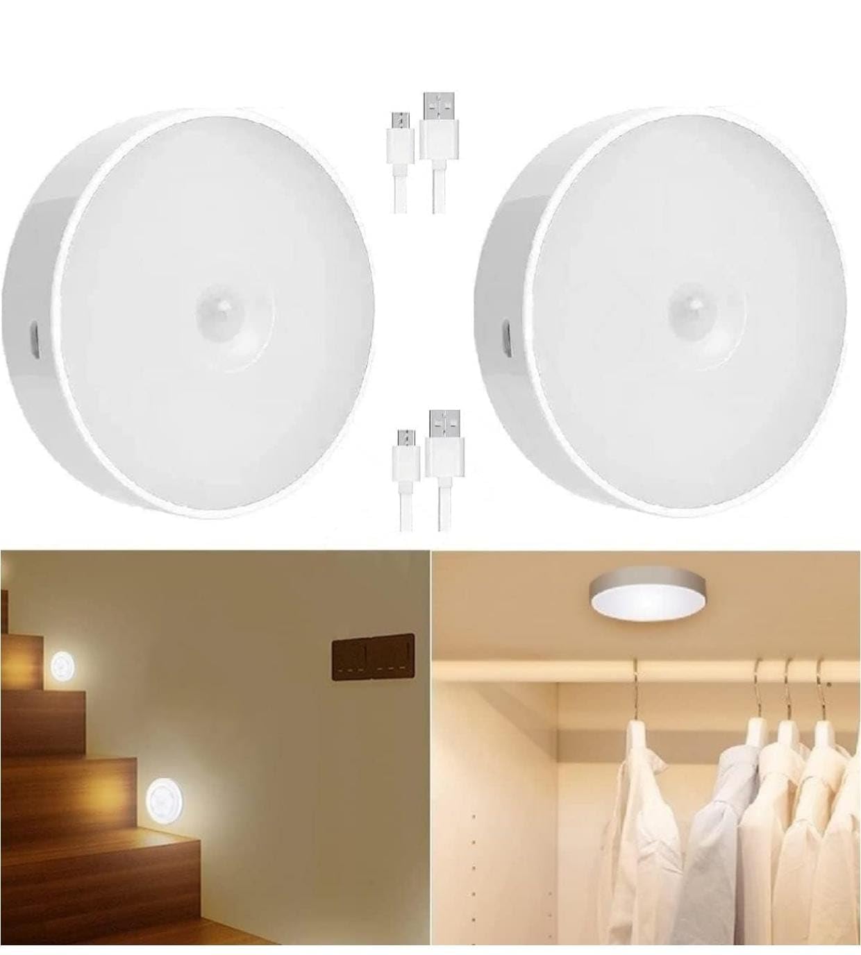 Smart Wireless Motion Sensor Light (Type-C Rechargeable)