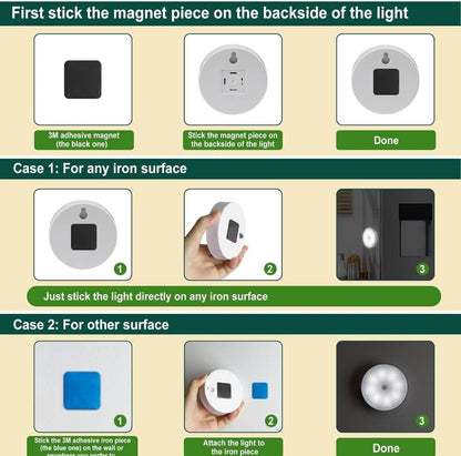 Smart Wireless Motion Sensor Light (Type-C Rechargeable)