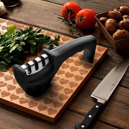 Stainless Steel 3-Stage Knife Sharpener