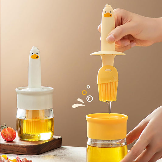 Premium Glass Oil & Vinegar Dispenser with Drip-Free Spout