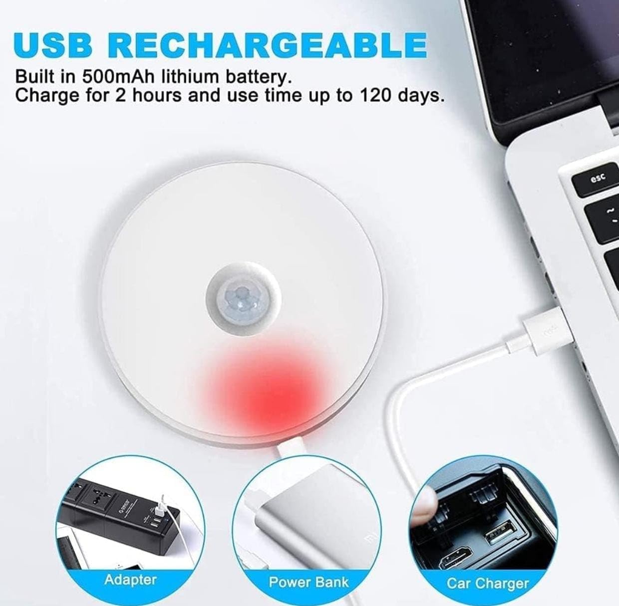 Smart Wireless Motion Sensor Light (Type-C Rechargeable)