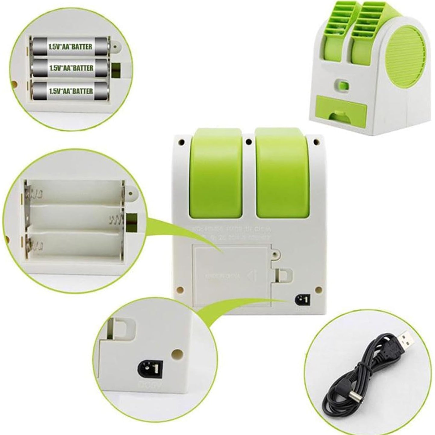 Premium Dual-Mist Desktop Air Cooler
