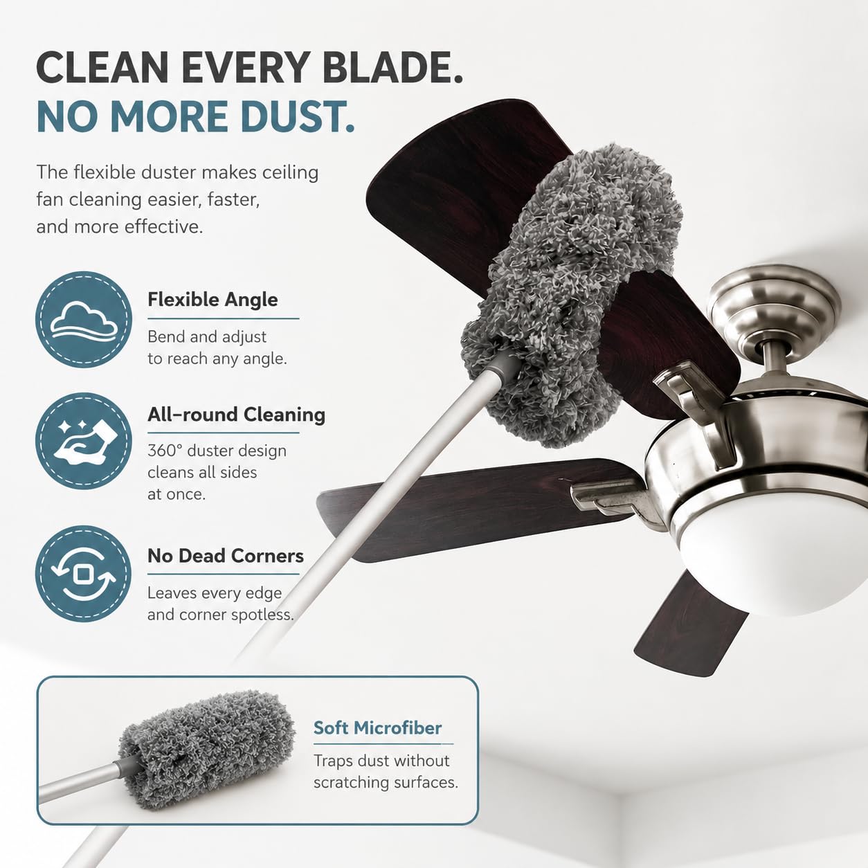Double Sided Fan Cleaning Duster