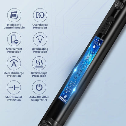 Flameless Arc Lighter with 360° Flexible Neck
