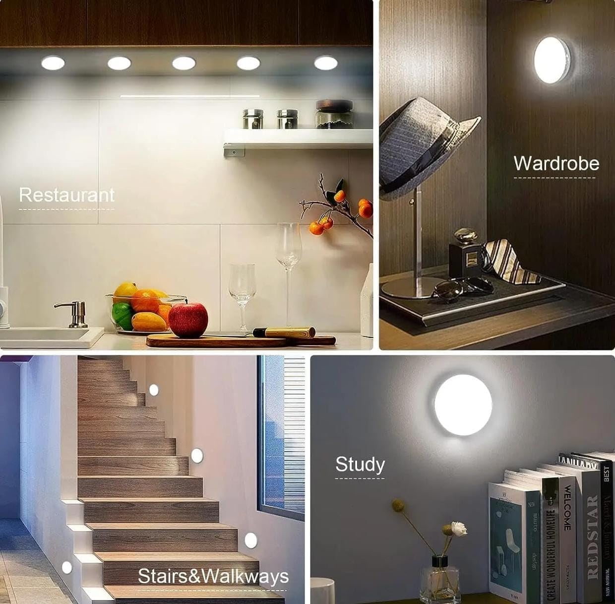 Smart Wireless Motion Sensor Light (Type-C Rechargeable)