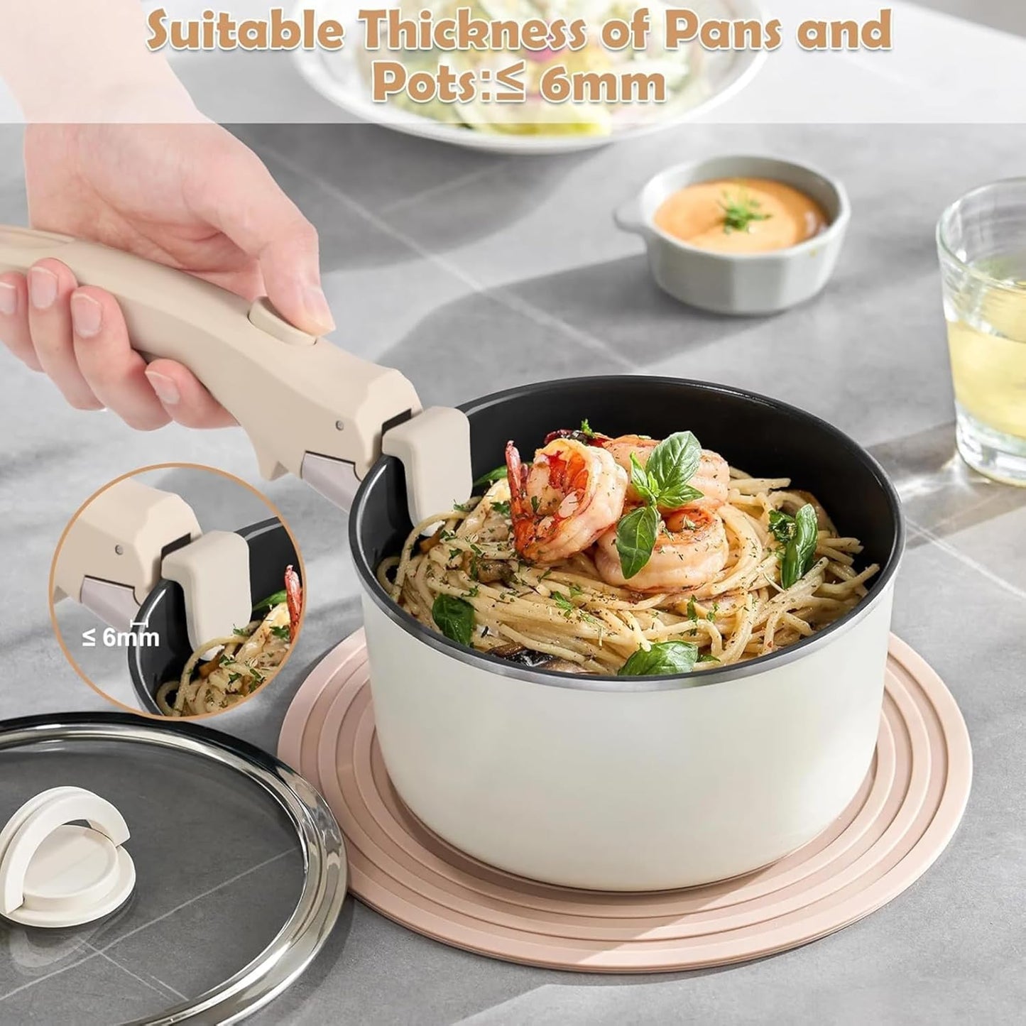 Universal Detachable Pot & Pan Handle