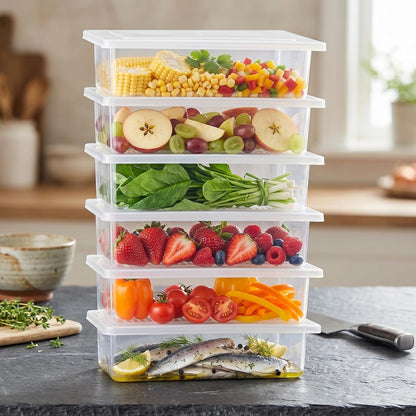 Fridge Organizer Box with Drain Plate
