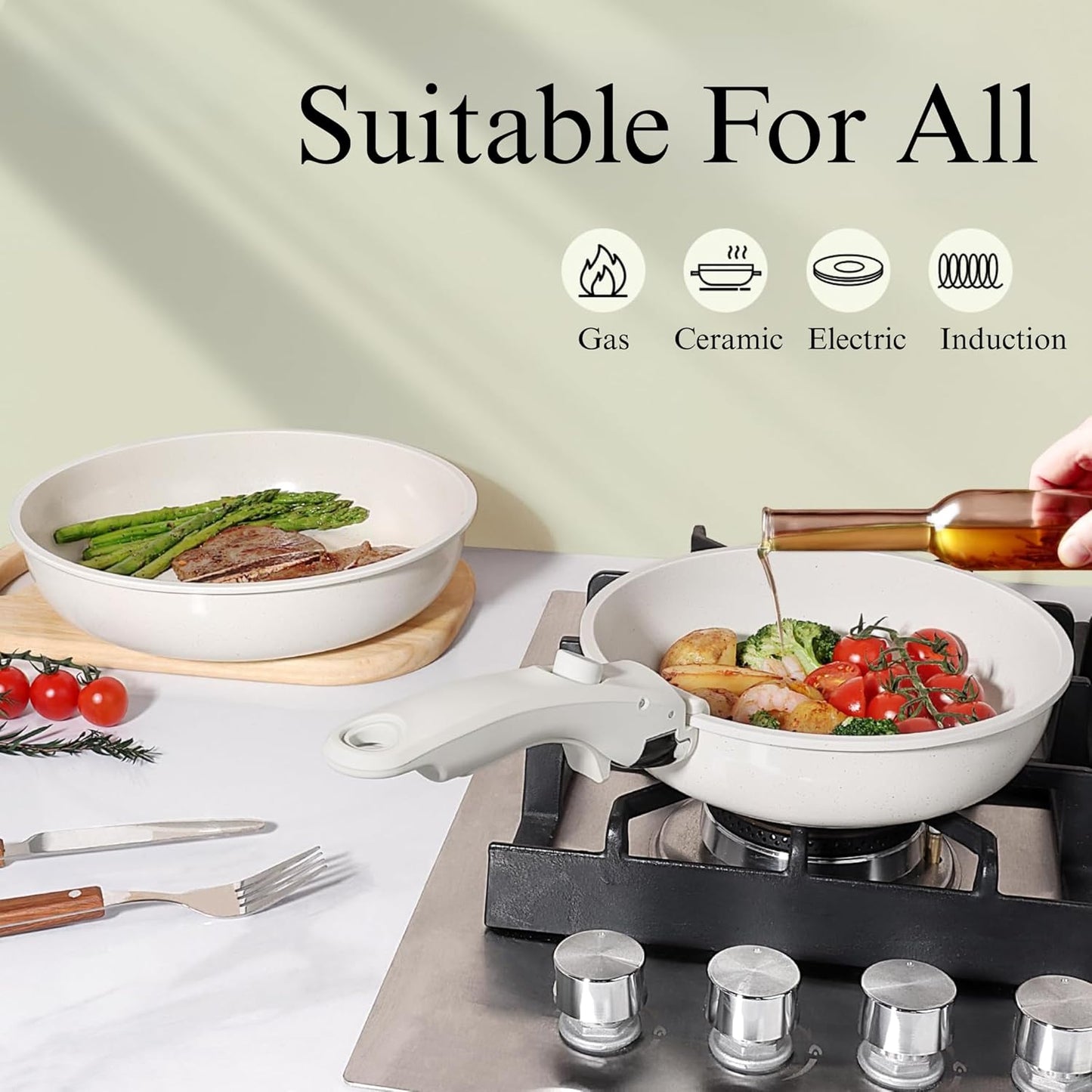 Universal Detachable Pot & Pan Handle