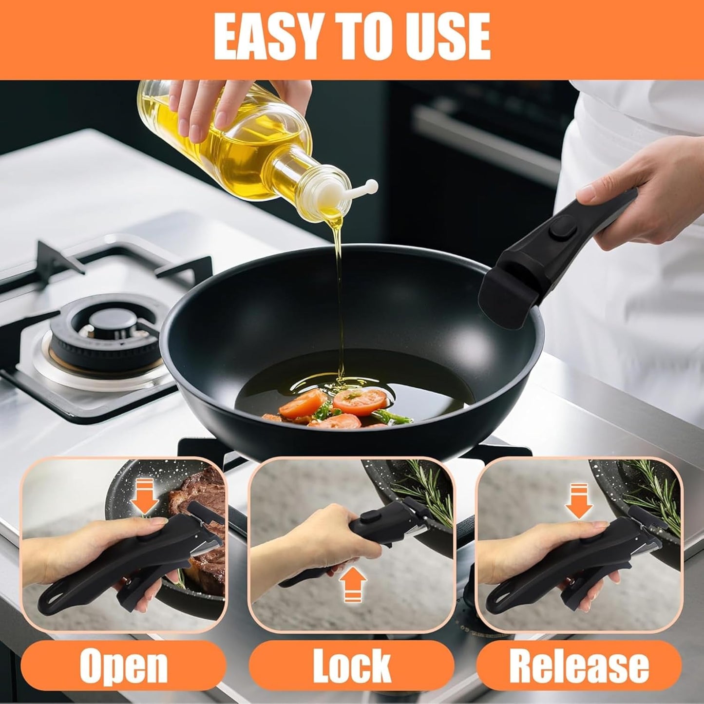 Universal Detachable Pot & Pan Handle